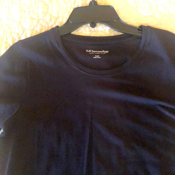 Soft Surroundings black tee with tags - Picture 1 of 3